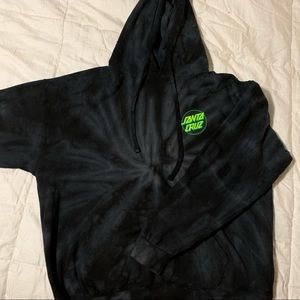 Mens Limited Edition Tie Dye Santa Cruz Hoodie